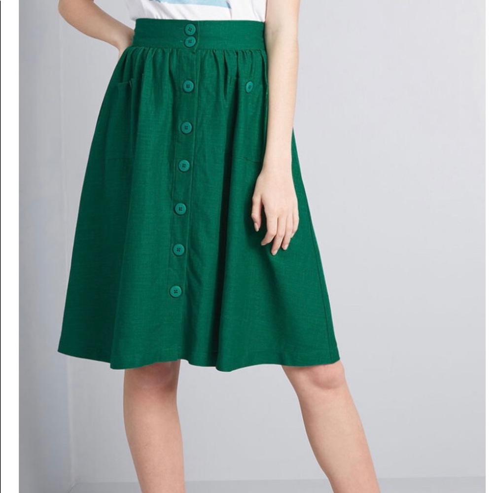 Modcloth Flowy Midi Skirt — New with Tags!